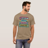 学術図書館が発見を促進する家族 Tシャツ (正面フル)