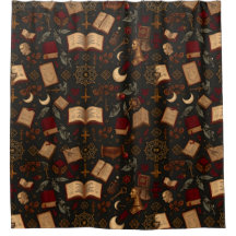 学術的に暗いアカデミシアシャワーカーテン