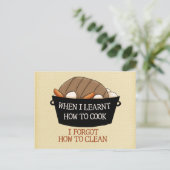 学調理師 ポストカード (スタンド正面)