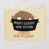 学調理師 ポストカード (正面)