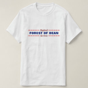 学部長の私の家庭のイギリス-森林; ハート Tシャツ