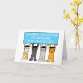 学部長リストおめでとうございます カード (黄色い花)