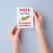 学長の動的投票:書選択 チラシ (手)