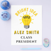 学長の投票:生徒会選挙 チラシ (シングル)