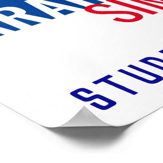 学長の投票:生徒会選挙 ポスター (角)