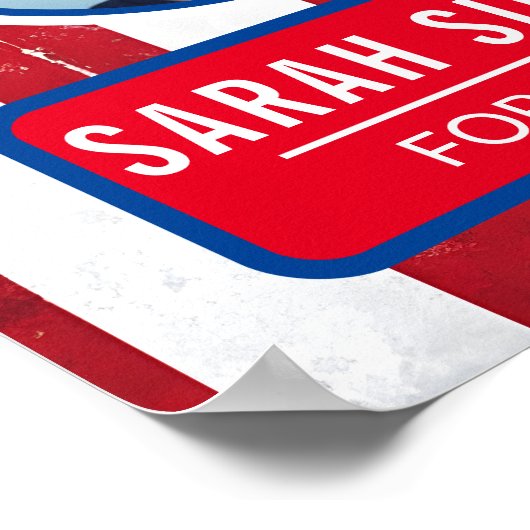 学長の投票:生徒会選挙 ポスター (角)