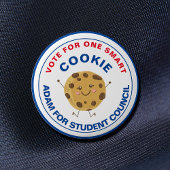 学長の投票： cookie頭が切れる 缶バッジ