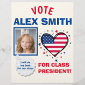 学長の表決：選挙 チラシ (正面)