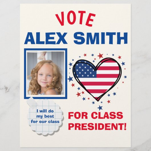 学長の表決：選挙 チラシ (正面)