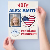 学長の表決：選挙 チラシ (手)