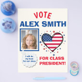 学長の表決：選挙 チラシ (シングル)