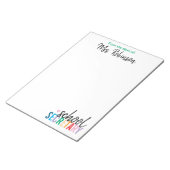 学長パーソナライズされたの席から ノートパッド (アングル)