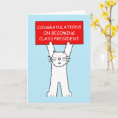 学長就任おめでとう カード (黄色い花)