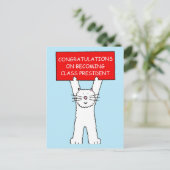 学長就任おめでとう ポストカード (スタンド正面)