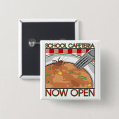 学食ボタン 缶バッジ (正面&裏面)