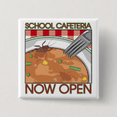 学食ボタン 缶バッジ (正面)