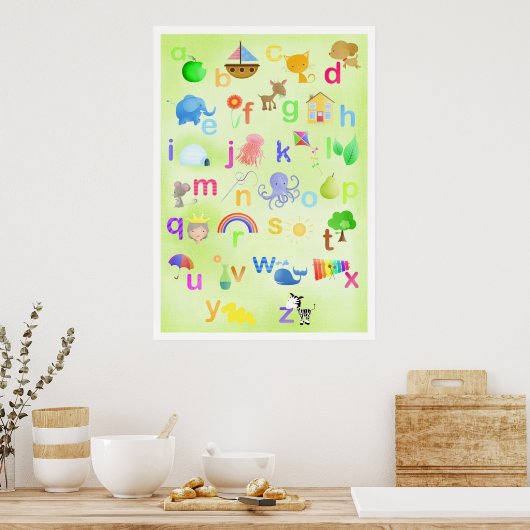 学ABCポスター ポスター (キッチン)