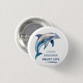 学Discover楽しむ Lifeボタン 缶バッジ (正面&裏面)