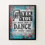 学To Dance - おもしろい Vintage Ad ジグソーパズル<br><div class="desc">フェイクヴィンテージお洒落新聞と学のダンス方法。</div>