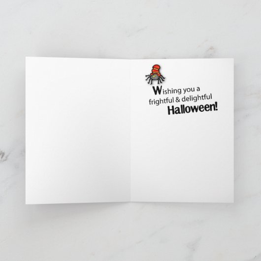 孫おかしなハロウィンバグとヒッセ カード (内部)