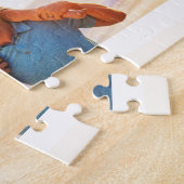 孫おじいちゃんあなたは最高の7フォトコラージュ ジグソーパズル (側面)