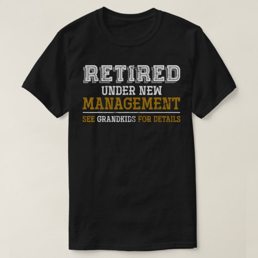 孫おもしろい孫グランドパ退職ギフト退職した Tシャツ (デザイン正面)