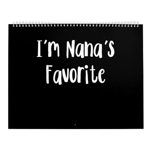孫おもしろい |私はナナお気に入りの カレンダー (カバー)