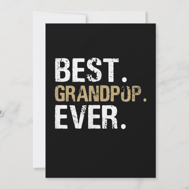 孫おもしろい | Grandpop 最高の Ever (正面)