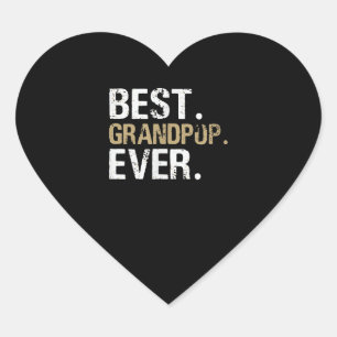 孫おもしろい Grandpop 最高の Ever ハートシール