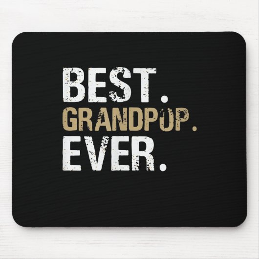 孫おもしろい | Grandpop 最高の Ever マウスパッド (正面)