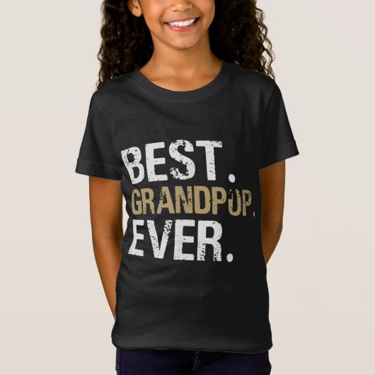 孫おもしろい | Grandpop 最高の Ever Tシャツ (正面)