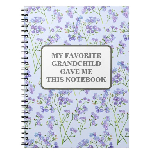 孫お気に入りのの与えこのノート ノートブック (正面)