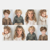 孫からの写真ギフト ラッピングペーパーシート (正面3)