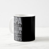 孫からの父の日パパおもしろアート コーヒーマグカップ (正面左)