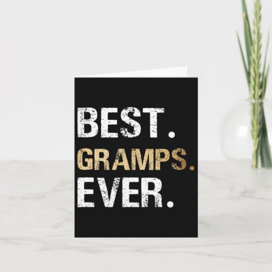 孫から最高のじいちゃん カード (正面)
