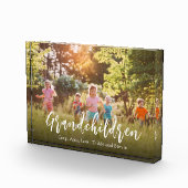 孫かわいい引用文エレガントスクリプト フォトブロック (右)