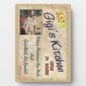 孫がプラークを甘やかされるギギキッチン フォトプラーク (正面)