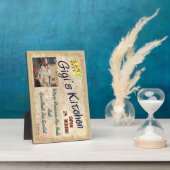 孫がプラークを甘やかされるギギキッチン フォトプラーク (側面)