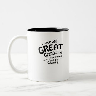 孫が一人素晴らしある ツートーンマグカップ