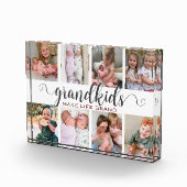 孫が人生をグランドフォトグランドペアレントギフトに フォトブロック (右)