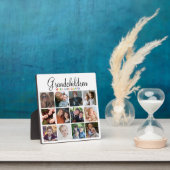 孫が人生を壮大にする |写真のコラージュ フォトプラーク (インサイチュ)