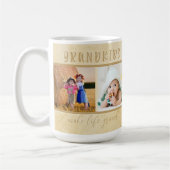 孫が祖父母の生き写真を作る コーヒーマグカップ (左)