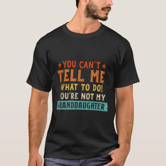 孫じゃないんだから指示しないで Tシャツ (正面)