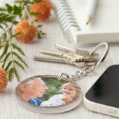 孫たち自分のフォトウッドを作る キーホルダー (正面右)