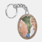 孫たち自分のフォトウッドを作る キーホルダー (正面左)