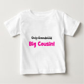 孫だけ- >大きいいとこ! (ピンク) ベビーTシャツ (正面)