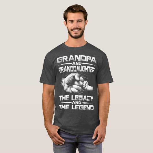 孫と孫娘は伝説と Tシャツ (正面フル)
