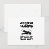 孫と祖母の壊れない絆の贈り物 ポストカード (正面/裏面)