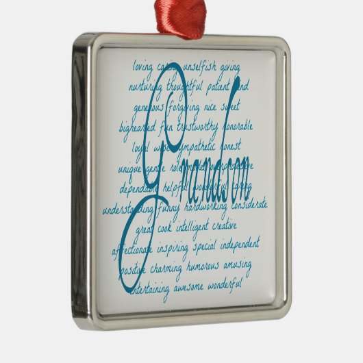 孫に対する言葉 メタルオーナメント (右)