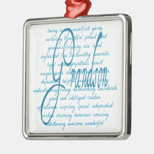 孫に対する言葉 メタルオーナメント (左)